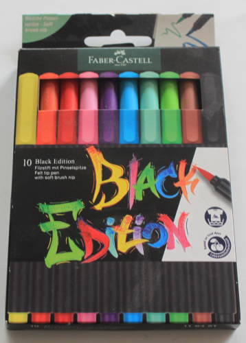 10 felt tip pens Blackedition